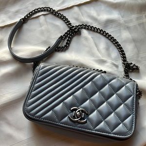 Chanel logo handbag